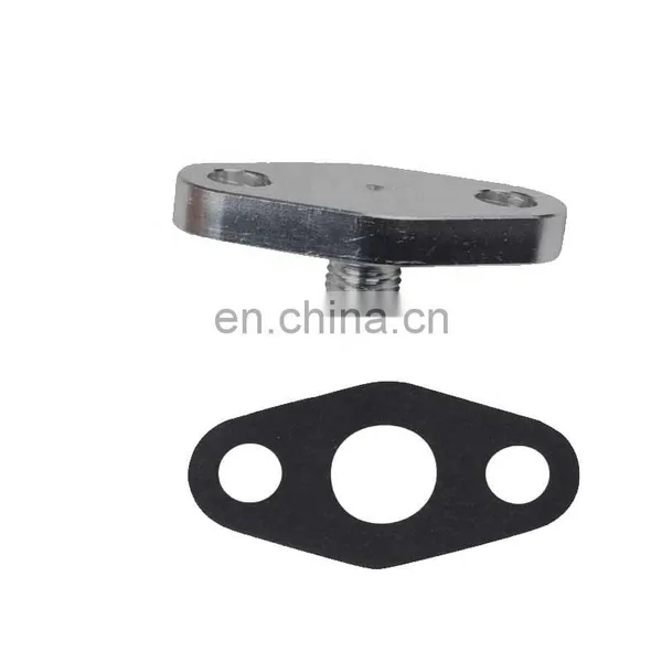 Universal Turbo Oil Line Kit Feed + Return Drain Flange T3 T4 T04E Oil Pan Plug Universal Turbo Oil Line Kit Feed + Return Drai photo-6