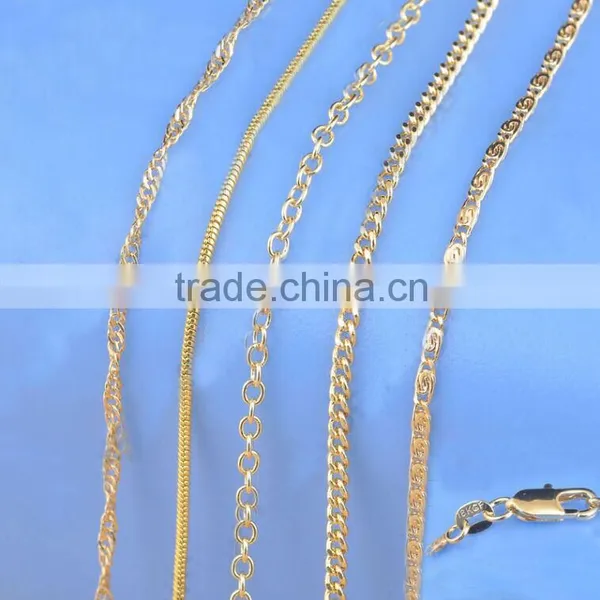 Yiwu Wholesale 18k Gold Filled Necklace Chain Quality Choice photo-3