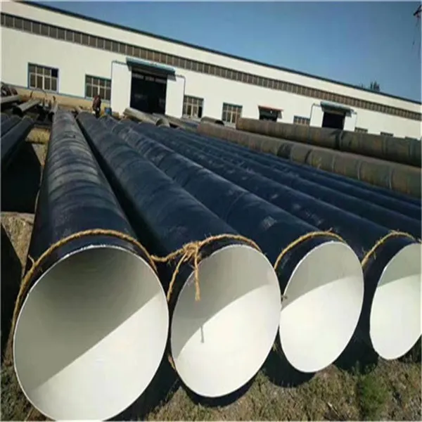 8710 Anti-corrosion Spiral Steel Pipe, Epoxy Coal Tar Pitch Anti-corrosion Steel Pipe for Buried Sewage Treatment, Three Coats of Paint and Two Layers of Cloth photo-5