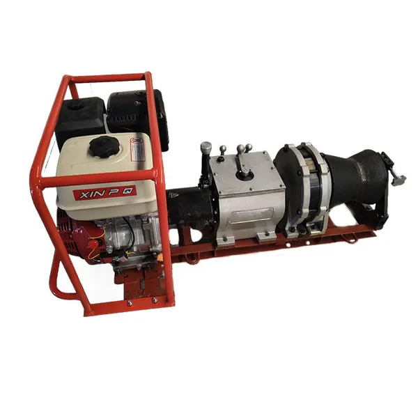 5 Ton Gasoline Capstan Winch - 7KW Shaft Drive, 50KN Max Traction Force (4F+2R Gears)