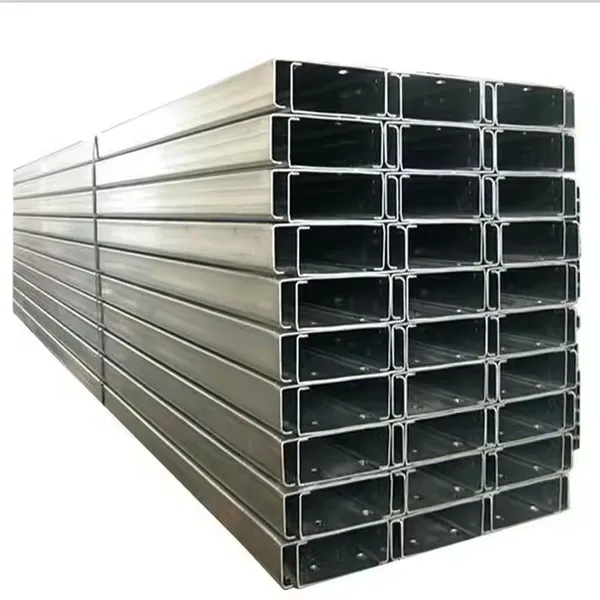 Cold Formed Galvanized Steel Channel Custom Sizes Building Material Metal Support Frame C Type Channel Steel C Profiles