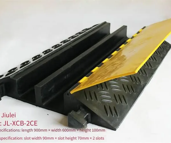 Jiulei Brand Jl-xcb-2ce Rubber and Plastic Bridge Belt [manufacturer] Length: 900mm * Width: 600mm * Height: 100mm - Slot Width: 90mm * Slot Height: 70mm * 2 Wire Slots photo-5
