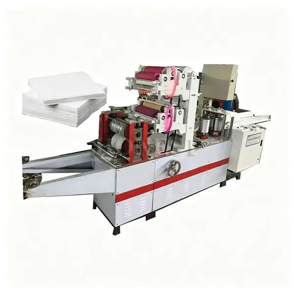 Machine à serviettes de restaurant à opération simple / Prix de la machine à fabriquer des serviettes / Machine à fabriquer des serviettes en papier
