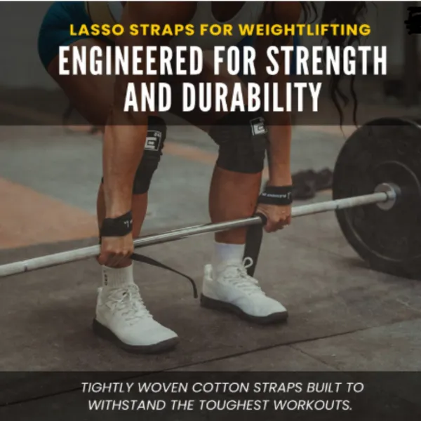 Lifting Straps & Wrist Wraps,Weightlifting Waist Straps for Men & Women,Gym Workouts Lifting Straps for Deadlift,Cotton Weightlifting Straps photo-4