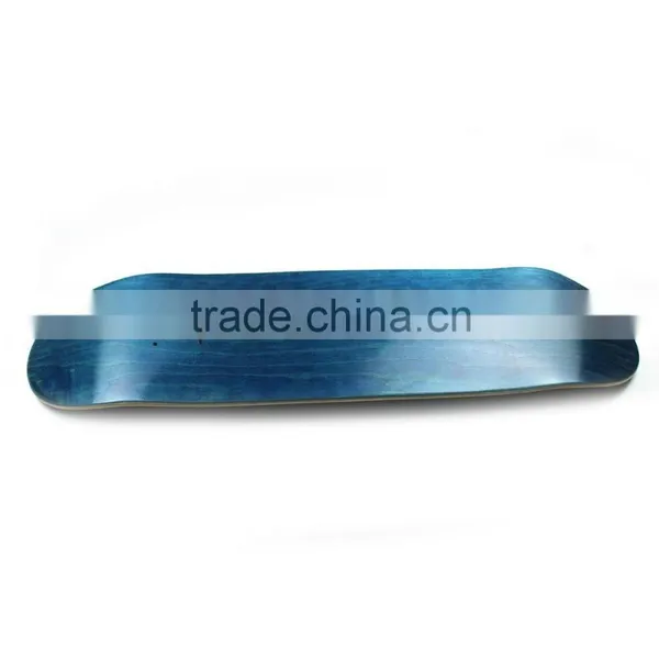 Non-slip Black/ Blue / Bollywood 9 Layers Panel Canadian Maple Wood Skateboard Longboard EC-LN03 photo-4