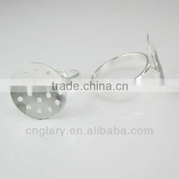Curved Pad Ring,finger Ring With Sieve Plate