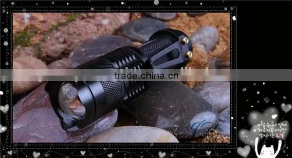 2000lm Bike Light CREE Q5 Zoom Flashlight Mini Torch LED Cycling Bike Bicycle Front Head Light With Mount