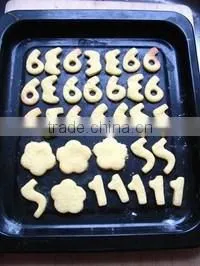 YangJiang Factory Manufature Popular English Alphabet Shape Stainless Steel Cake Mould/biscuit Making Mould photo-3
