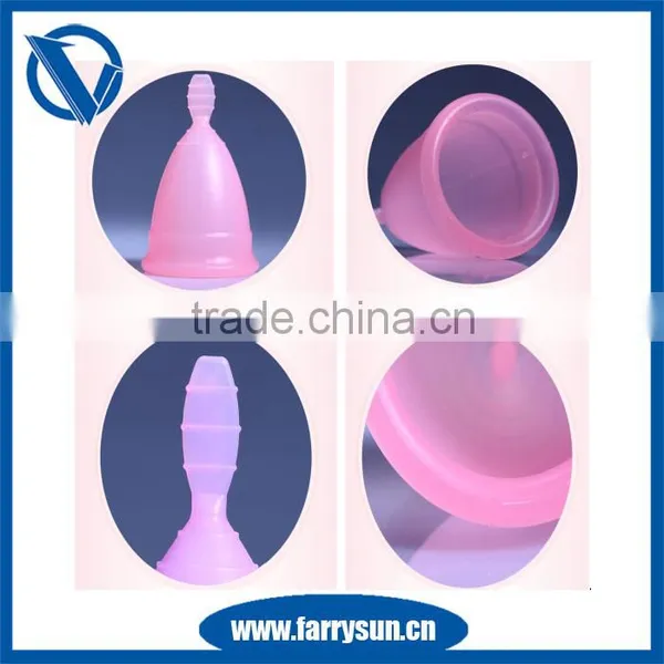 Girls Vagina Period FDA Approved Soft Silicone Female Menstrual Cup photo-2