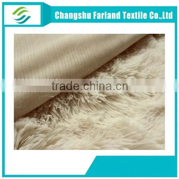 China Supplier Long Hair Plush Velvet Fabric for Rug photo-2