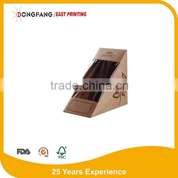 New Paper Sandwich Packgingbox Manufacturer Cheap Paper Sandwich Box photo-2