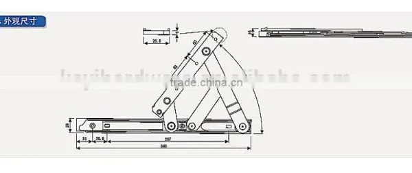 Heavy-duty Friction Stay for Top Hung Window photo-6