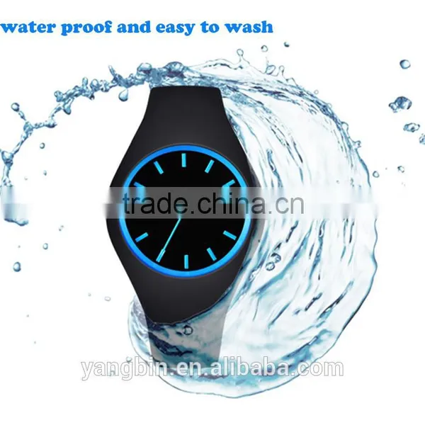 2015 Japan Quartz Movt Silicone Band Watch New Products in photo-2