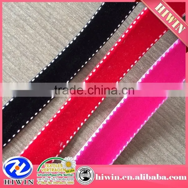 High Quality Velvet Ribbon Cheap Double Sided Velvet Ribbon for Wholesale Stretch Velvet Ribbon photo-6
