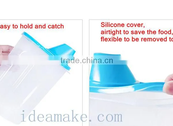 2015 New Product Food Grade Plastic Airtight Food Container Set photo-5