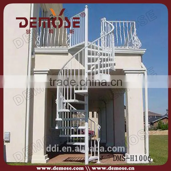 Tread India Spiral Railing Metal Outdoor Stairs photo-6