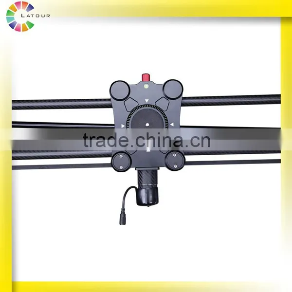 The Cheapest Manufuctured With Powerful Function Camera Motorized 120cm Carbon Fiber Camera Slider With Time Lapse Function photo-2