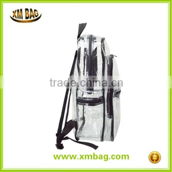 Leisure Clear Pvc School Bag, Transparent PVC Backpack,outdoor Clear PVC Travel Bag photo-4
