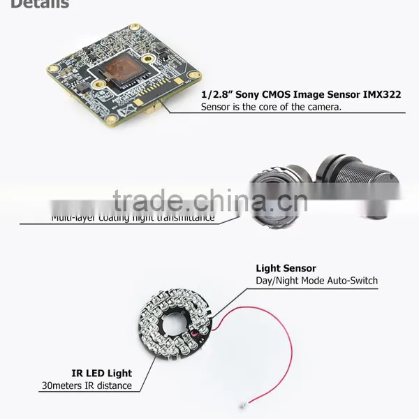 PLV Best Selling Cmos Home Security Kamera 1080p Infrared Bullet 2.0 mp hd Cctv Camera photo-3