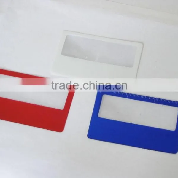 Business Card Magnifier Magnifying Plastic Card