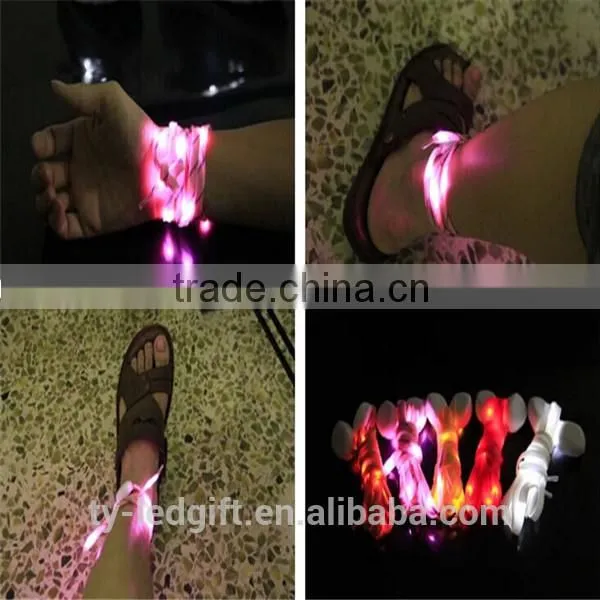 Led Flash Shoe Lace Nylon Nylon Shoe Lace Led Lighted photo-2