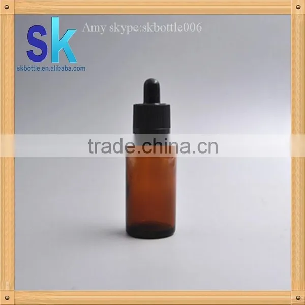 Essential Oil /e Liquid Glass Bottles Glass Dropper Bottle 30ml Amber in the Tubes photo-3