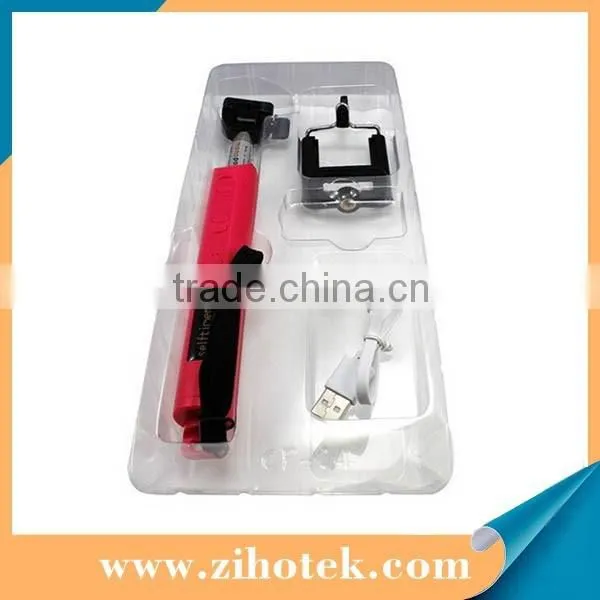Colorful Monopod Selfie Stick With Zoom,wireless Bluetooh Extendable Selfie Stick
