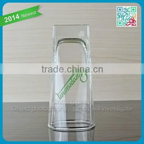 Tall Drinking Glass Milk Cup Heavy Drinking Milk Glass Cups photo-4