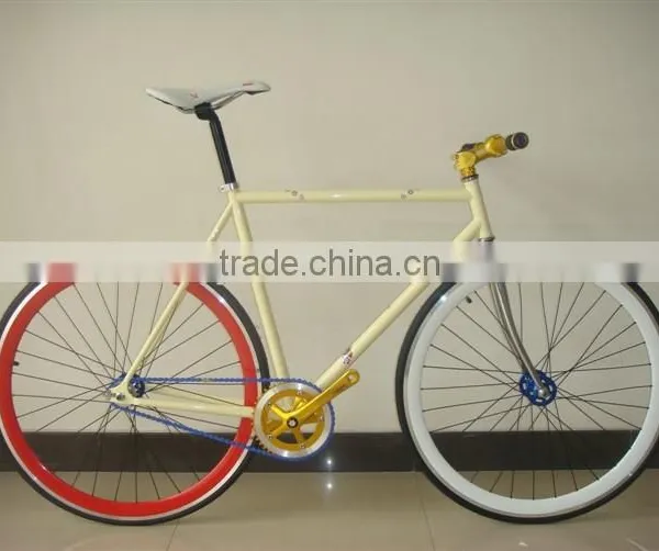 2015 Newest 700C Steel Fixed Gear Bicycle With Colorful Bicycle Frame