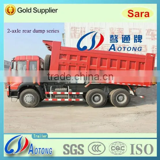 Heavy Duty Sinotruk 6X4 Hydraulic Cylinder Rear Dump Truck /Tipper Trucks For Sale