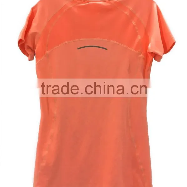 Santic Woman Custom Running Wear OEM Service Running Short Sleeve Shirt photo-2