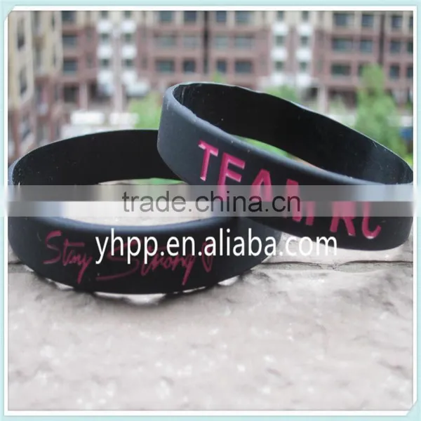 Custom Design Motivation Silicone Wristband Bracelet photo-4