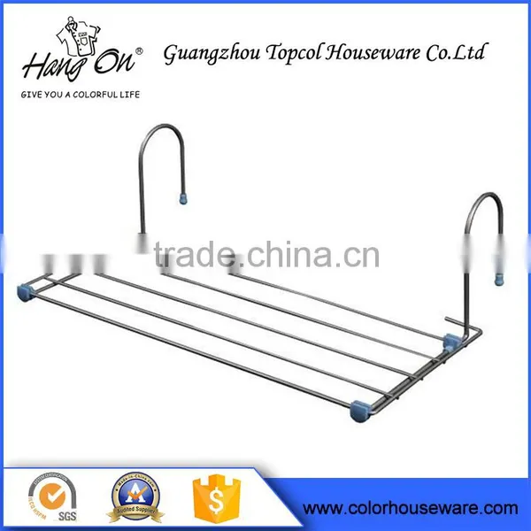 Stainless Steel Adjustable Stand Clothes Hanger Rack photo-2