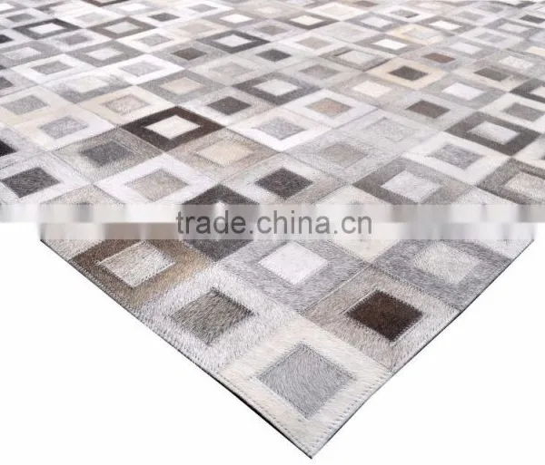 Hair-On Cowhide Leather Carpet M-111 photo-2