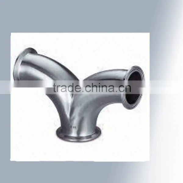 Stainless Steel Sanitary Pipe Fittings& Clamp Elbow photo-5