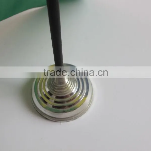 DecoratIve Wholesales 170T Polyester Fabric Small Size Brazil Table Stand Flag photo-5