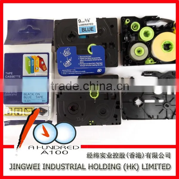 Compatible for Laminated TZ Label Printer Tape 12mm Black on Silver TZ-931 photo-6