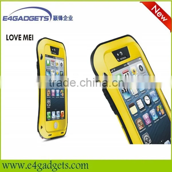 Love Mei Brand Tri Protect Small Waist Style AL Metal Mobile Phone Case for Apple Iphone 5S, for Iphone 5 Case 9 Colors photo-6