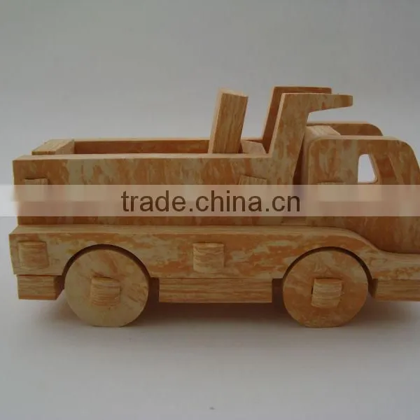 Eva Foam Funny Wood Grain Toy Trucks
