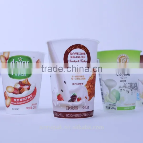 400ml IML Yogurt Coffee Ice Cream Plastic Cup