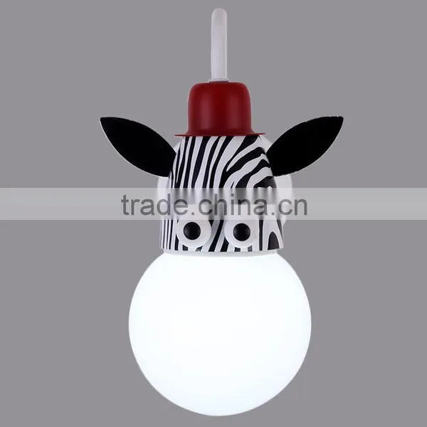 Hot Selling Acrylic Lampshade Wall Lamps Iron Frame Animals Design Children Wall Lights for Bedroom photo-2