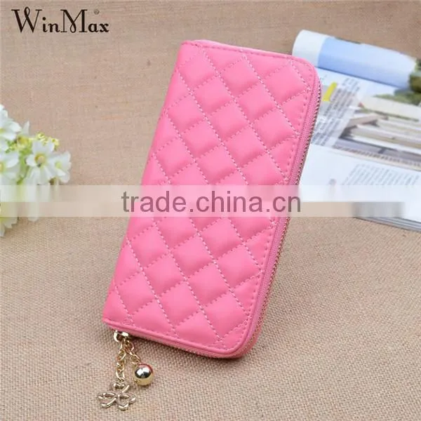 New Arrive Women Long Wallet Lozenge Ladies Credit Holders Coin Purse photo-3