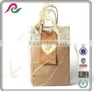 Recycled Kraft Paper Wedding Bag With Logo Printed,kraft Paper Gift Bag for Brithday photo-2