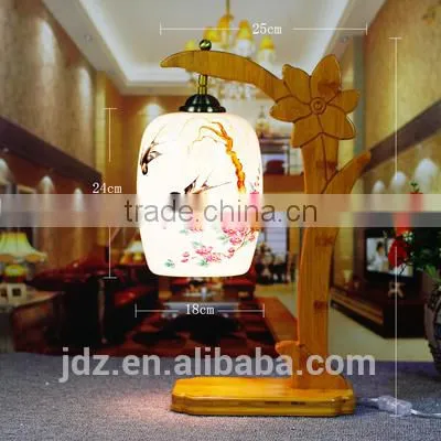 Artistical Ceramic Bamboo Home Lighting Table Lamp photo-5