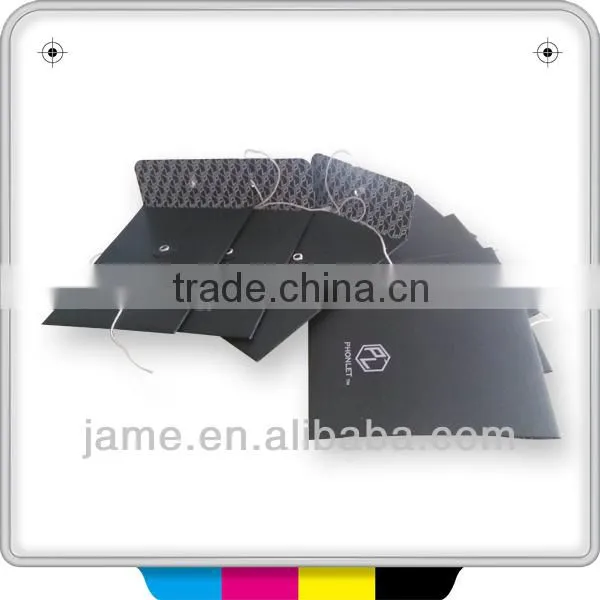 Black Kraft Paper Business Envelope With Button And String Quality Choice