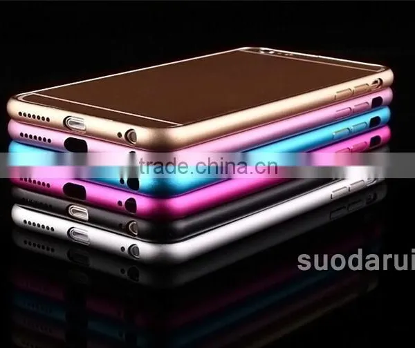 Cell Phone Metal Covers for Iphone 6s Colorful Aluminum Frame Bumper Case photo-3