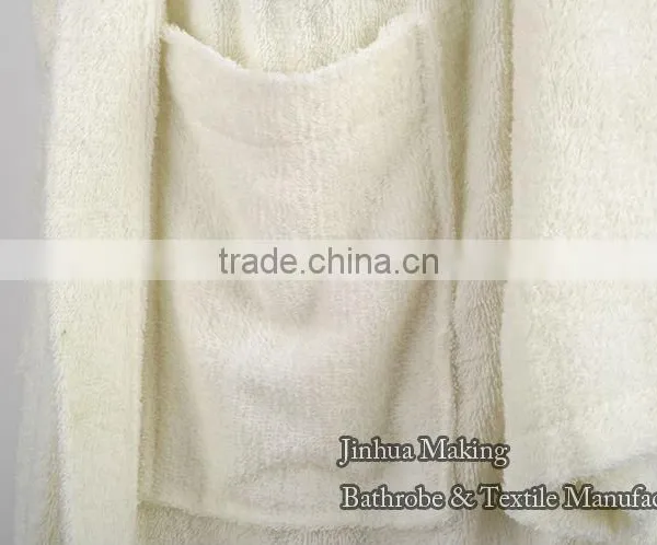 Exquisite Embroidery 100% Terry Cotton Bathrobe for Women photo-5
