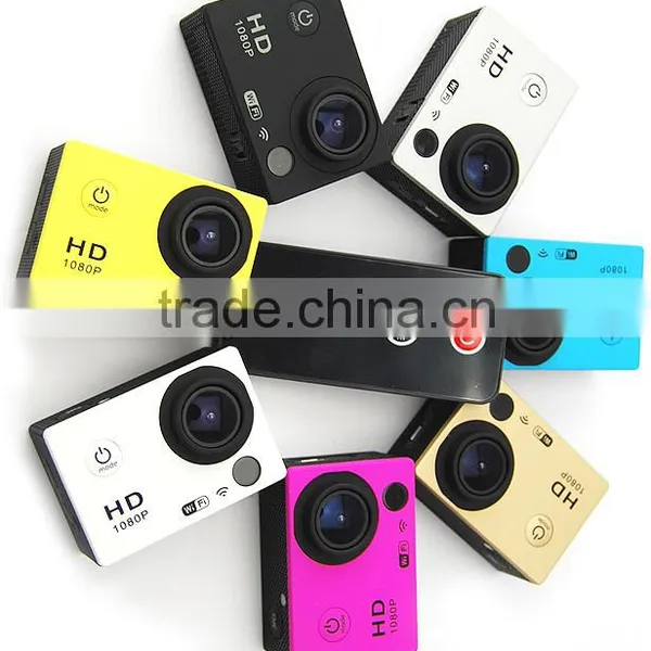 Wifi Mini Waterproof Sports Action Camera 2.0" LCD Full HD 1080P 12MP 170 Wide Angle Lens Video Recorder With IR Remote Control photo-3