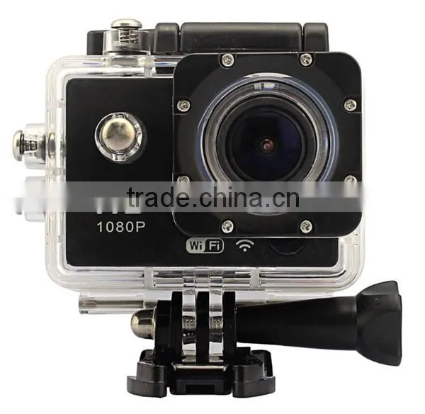 Mini 1.5inch 12Mega Pixel H.264 IR Remote Control 1080p Sj4000wifi Waterproof Helmet Cam With Seamless photo-5
