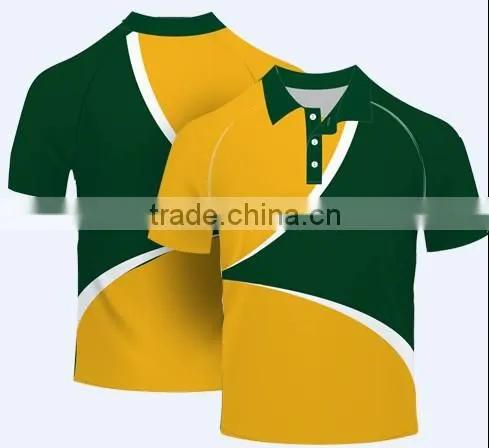 Custom 2015 Latest Sports Sublimation Polo Shirt